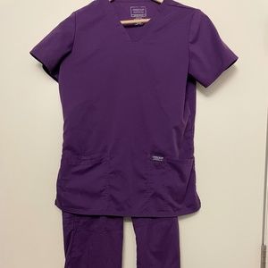 Cherokee Eggplant Scrubs